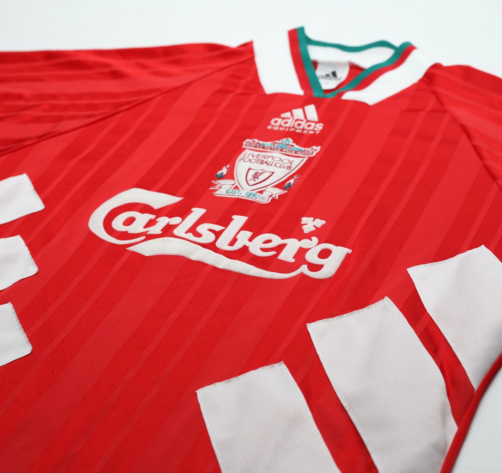 1993/95 LIVERPOOL Vintage adidas Equipment Home Football Shirt 38/40 (M)