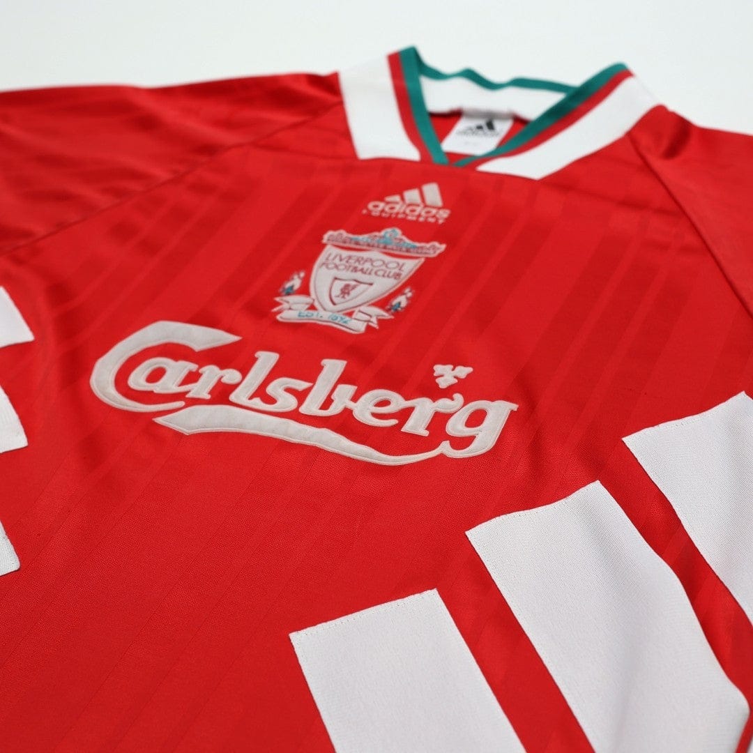 1993/95 Liverpool Vintage adidas Equipment Home Football Shirt 40/42 (L)