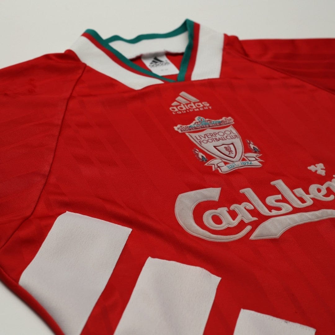 1993/95 Liverpool Vintage adidas Equipment Home Football Shirt 40/42 (L)