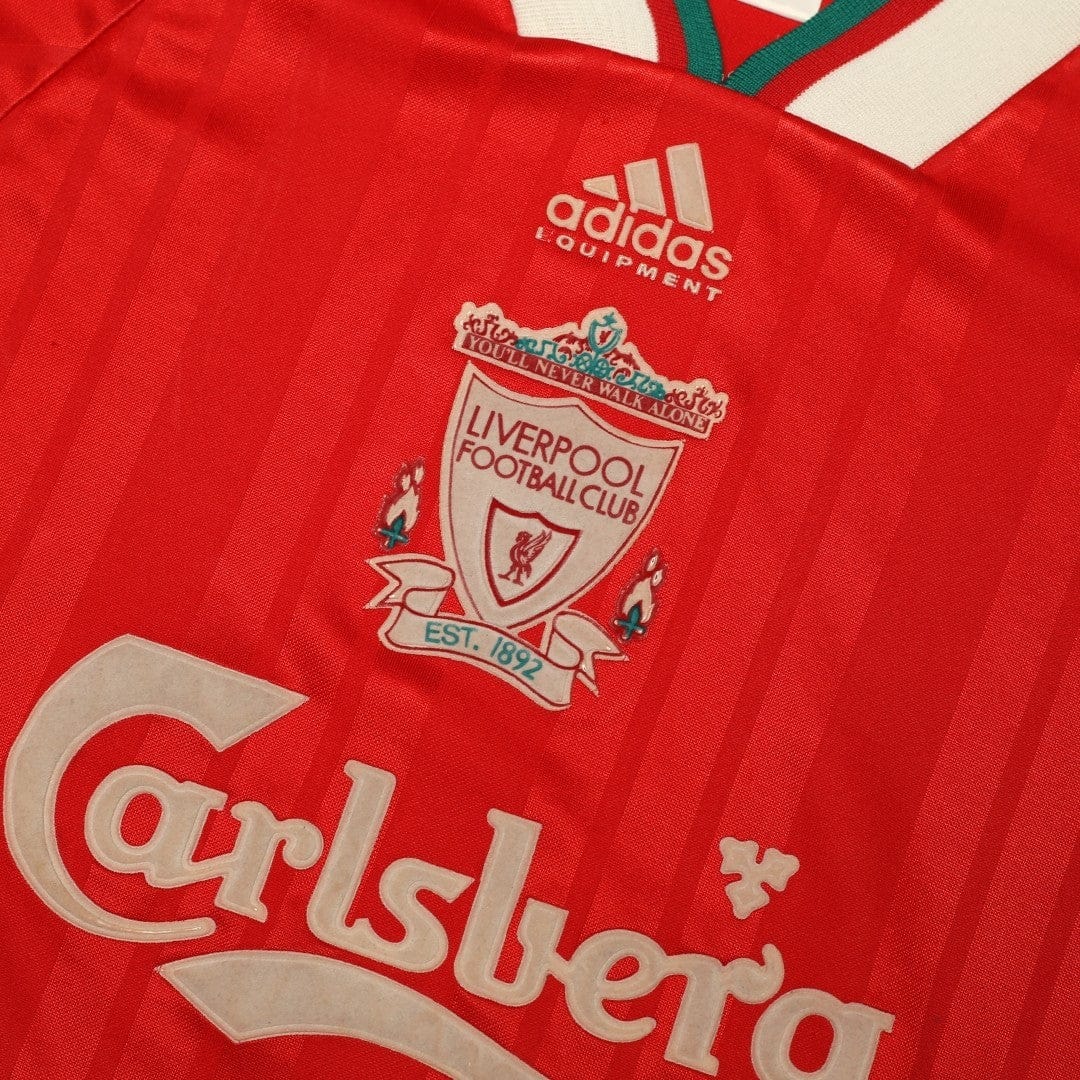1993/95 Liverpool Vintage adidas Equipment Home Football Shirt 40/42 (L)