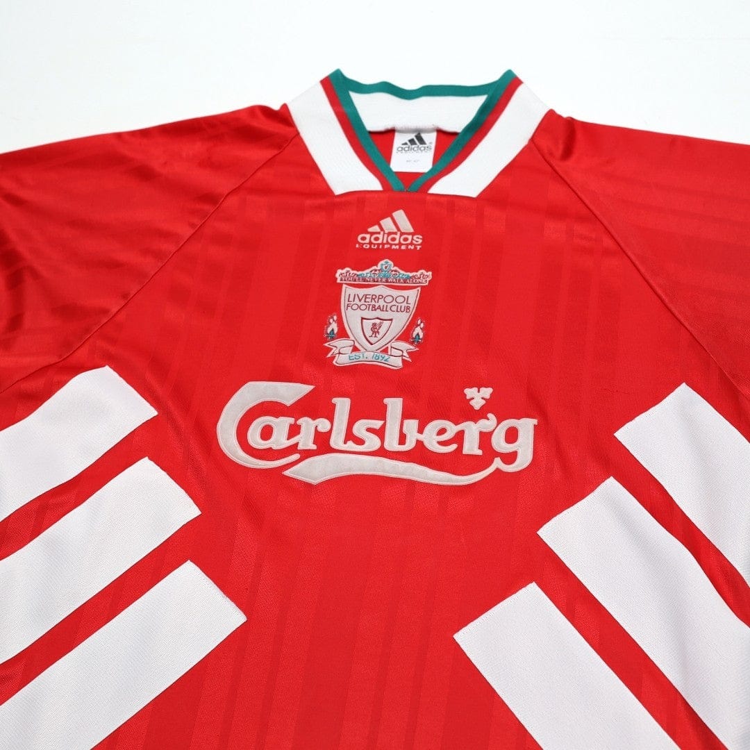 1993/95 Liverpool Vintage adidas Equipment Home Football Shirt 40/42 (L)
