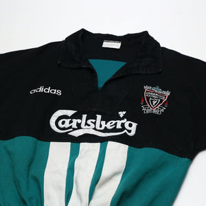 1993/95 Liverpool Vintage adidas Football Training Drill Top (XS) 34/36