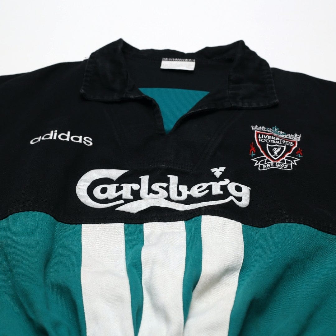 1993/95 Liverpool Vintage adidas Football Training Drill Top (XS) 34/36