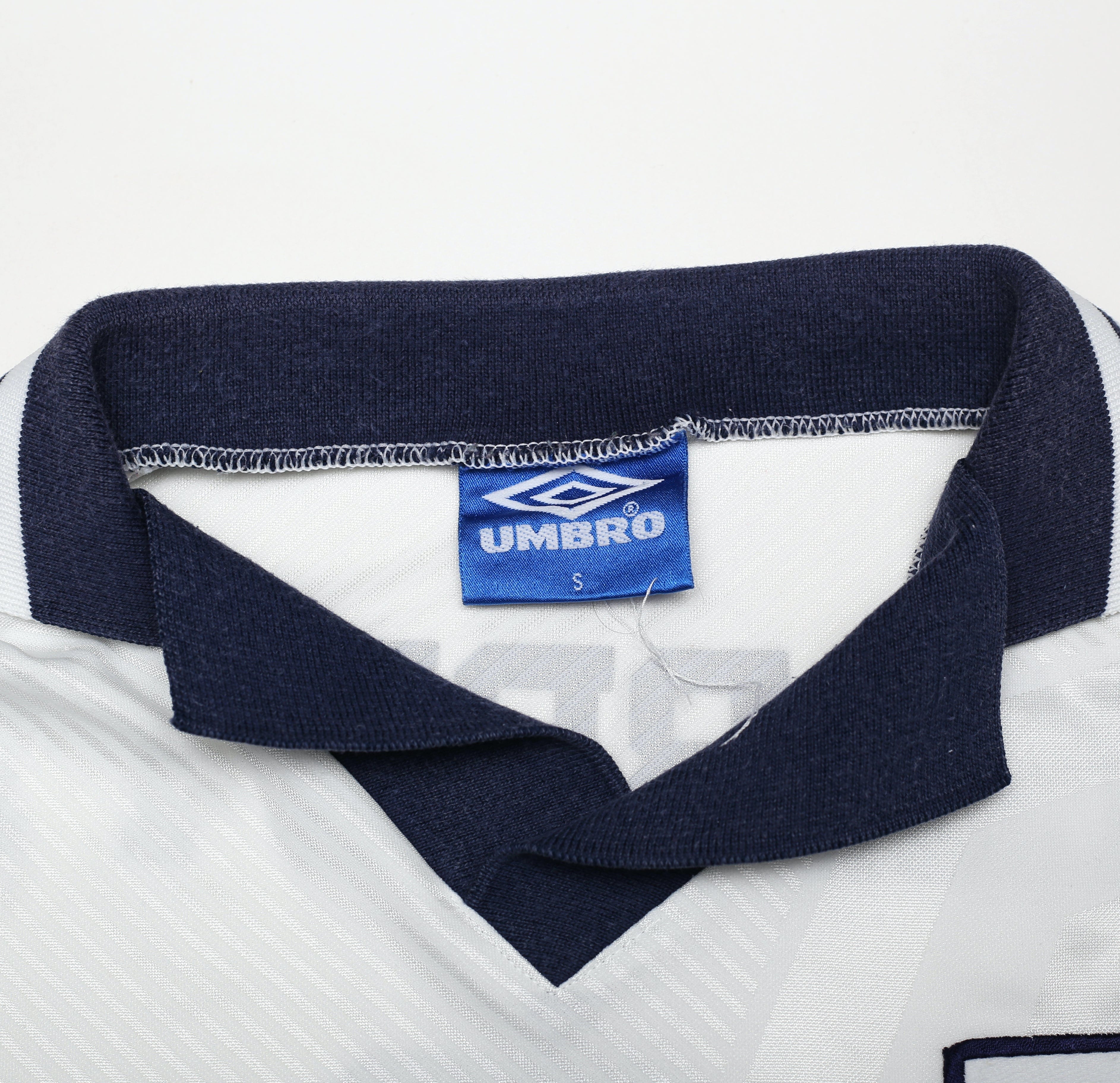 1993/95 MABBUTT #6 Tottenham Hotspur Retro Umbro Home Football Shirt (S)