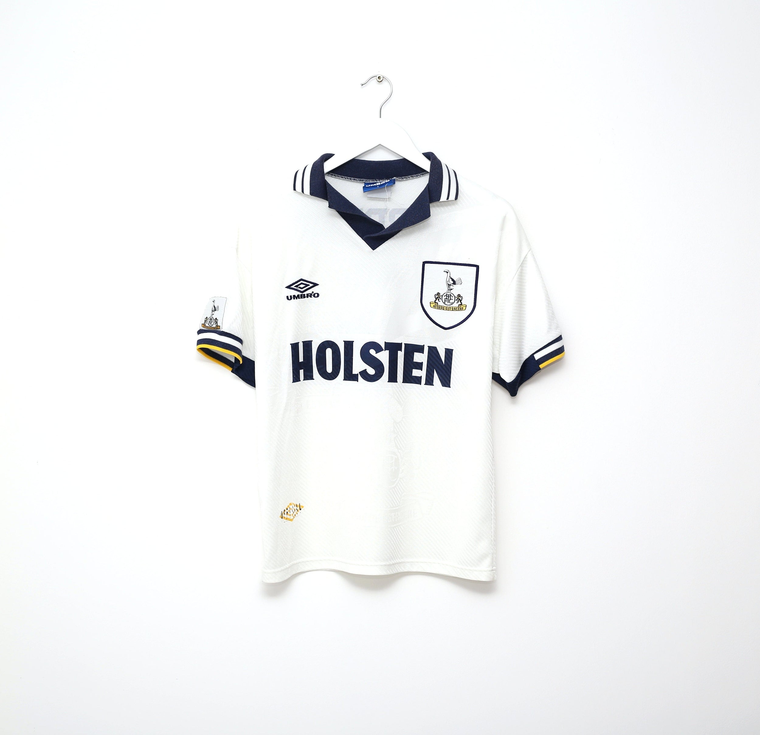 1993/95 MABBUTT #6 Tottenham Hotspur Retro Umbro Home Football Shirt (S)