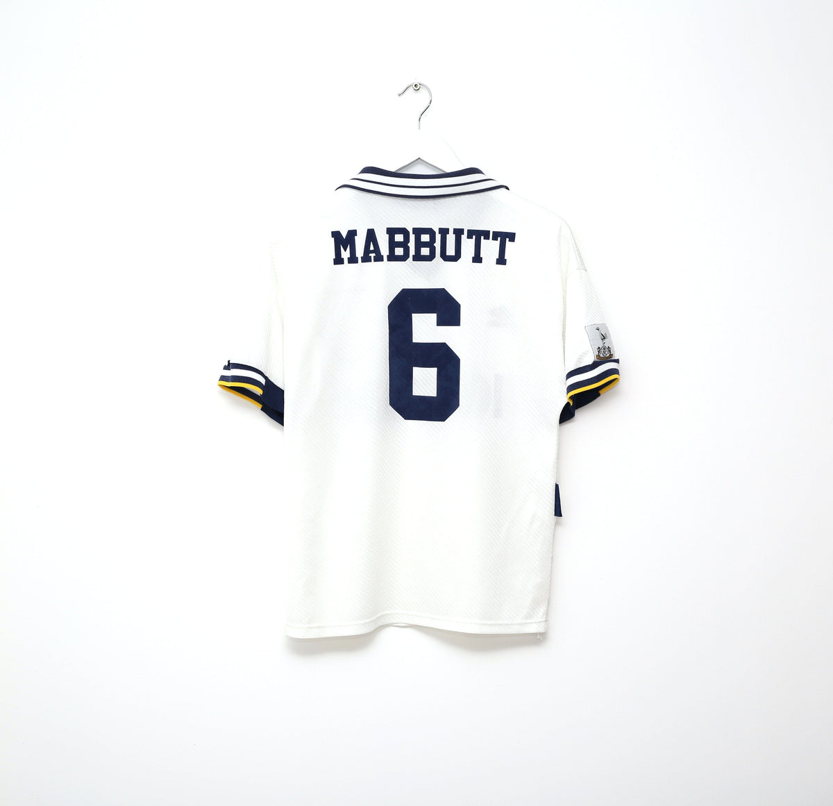 1993/95 MABBUTT #6 Tottenham Hotspur Retro Umbro Home Football Shirt (S)