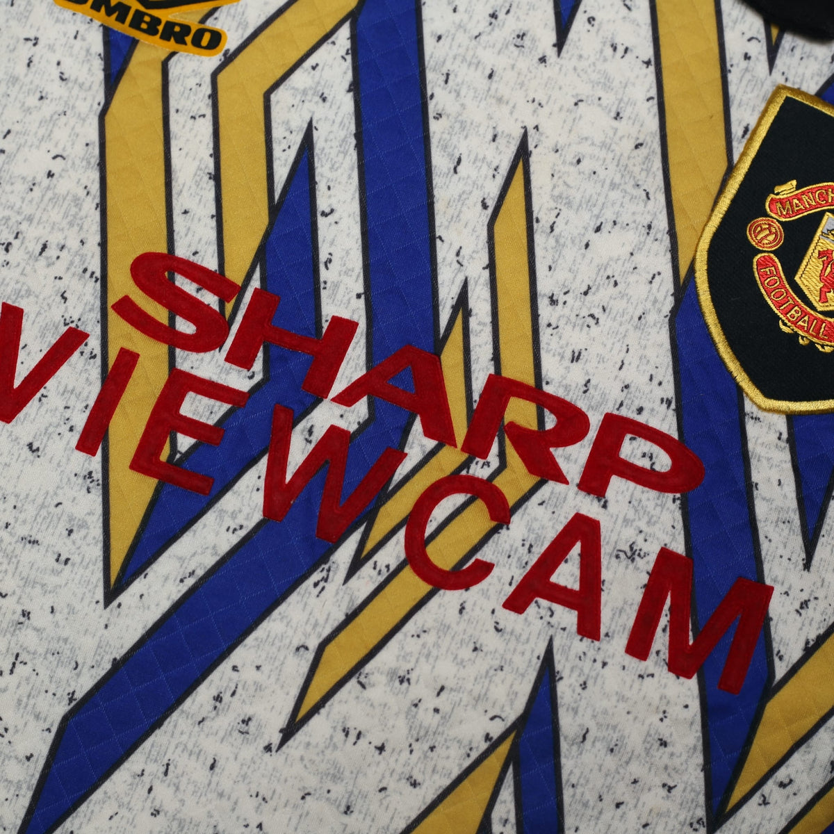 1993/95 Manchester United Vintage Umbro Away GK Football Shirt (S)