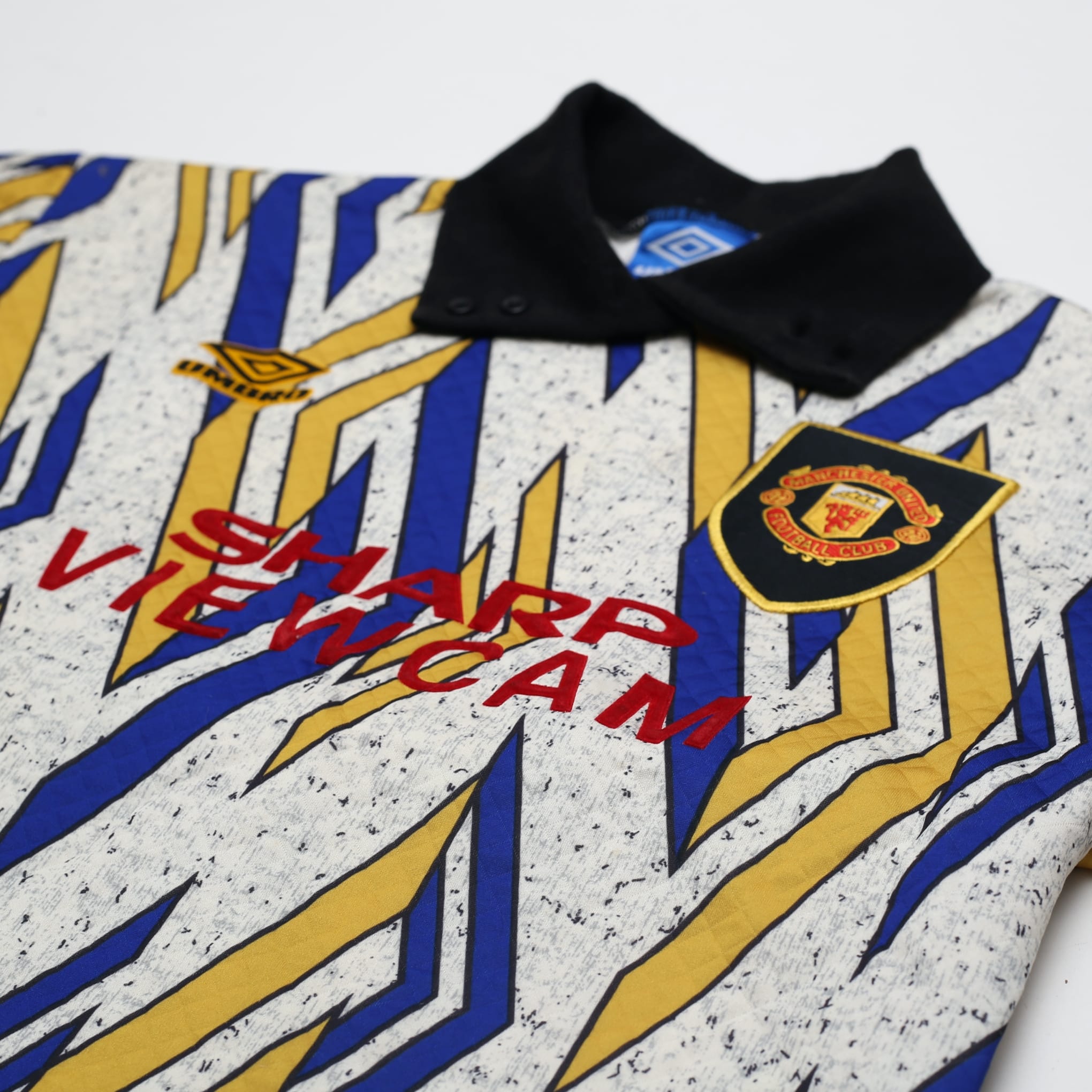 1993/95 Manchester United Vintage Umbro Away GK Football Shirt (S)