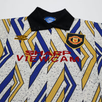 1993/95 Manchester United Vintage Umbro Away GK Football Shirt (S)