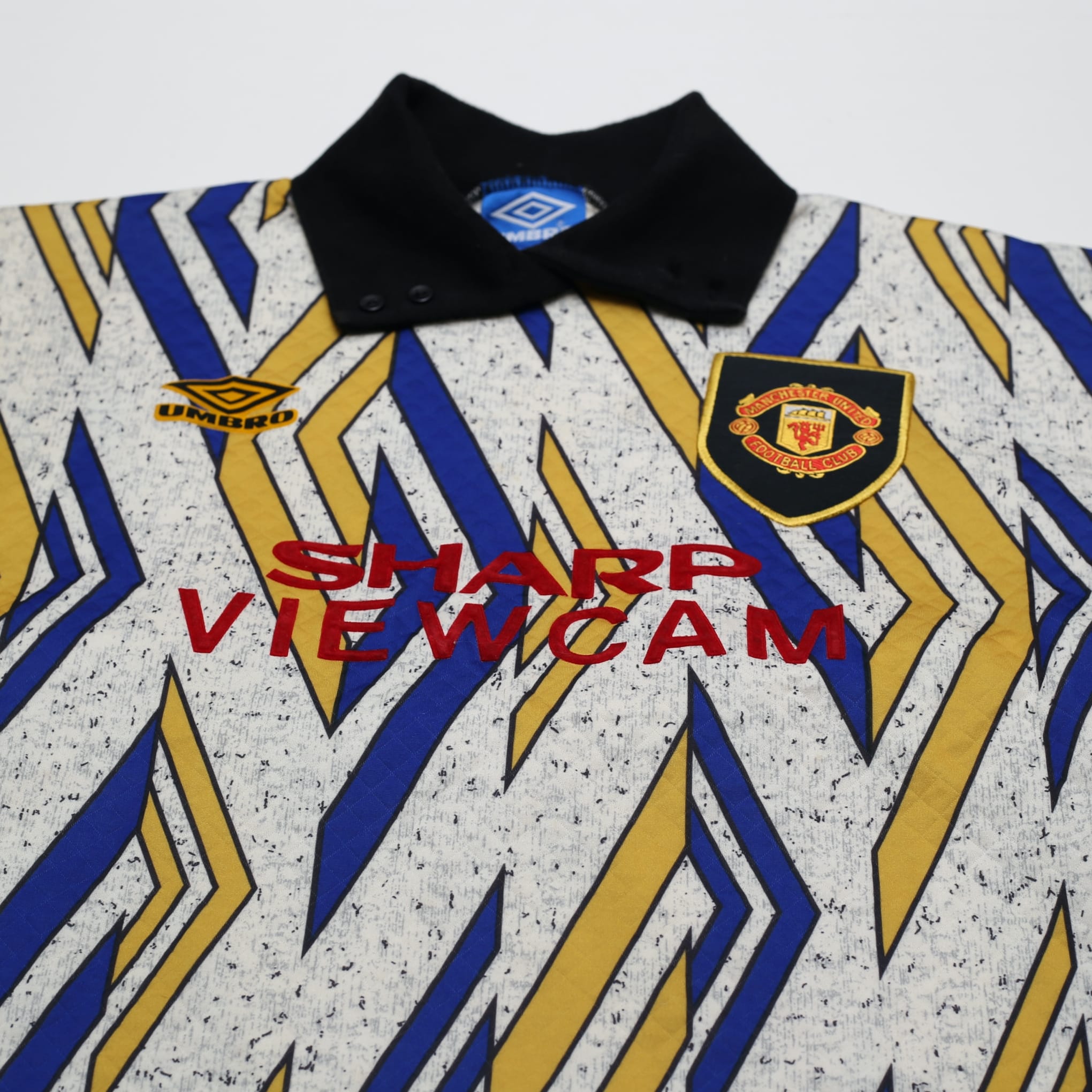 1993/95 Manchester United Vintage Umbro Away GK Football Shirt (S)