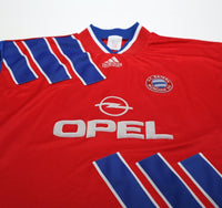 1993/95 MATTHAUS #10 Bayern Munich Vintage adidas Home Football Shirt (S)
