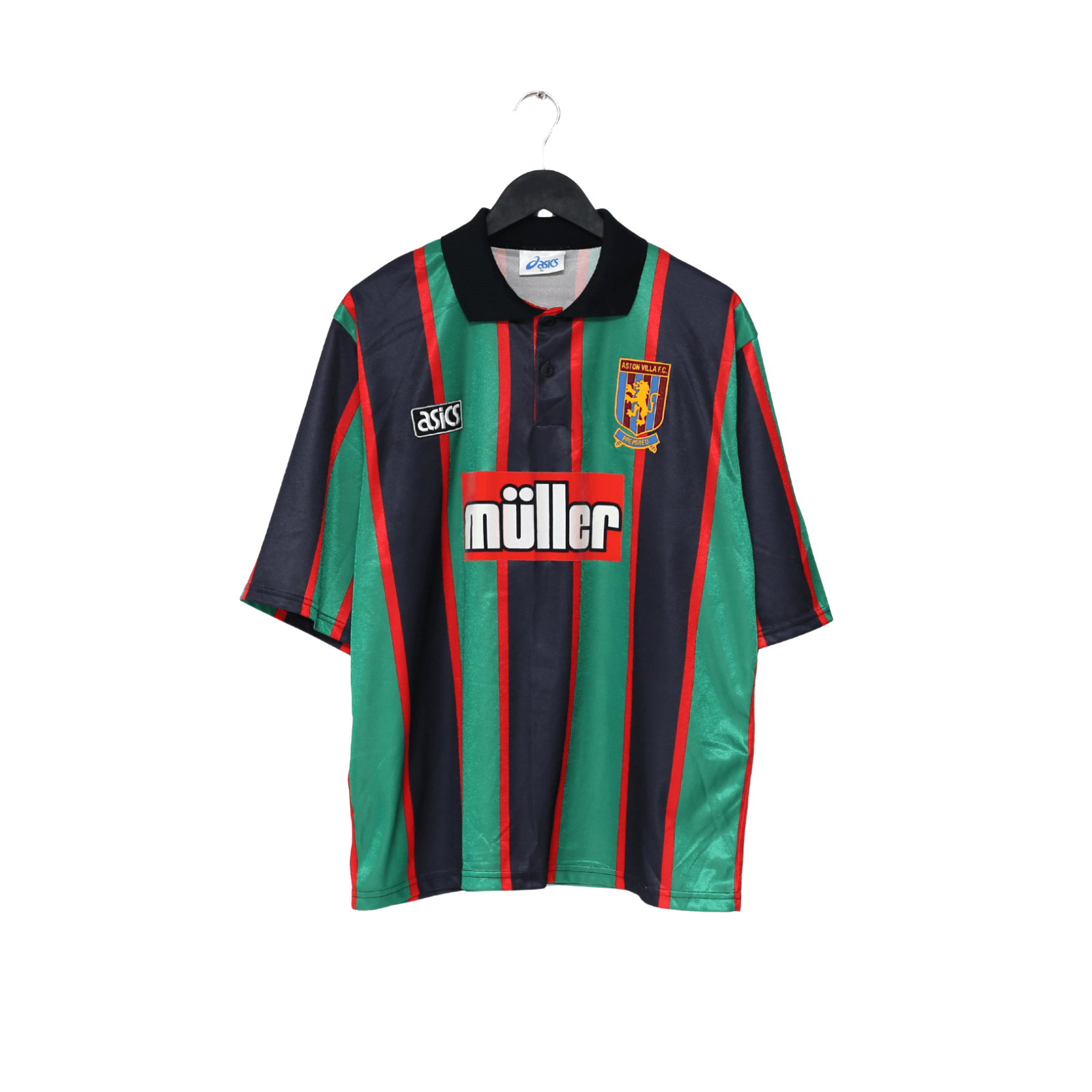 1993/95 McGRATH #5 Aston Villa Vintage Asics Away Football Shirt (XL)