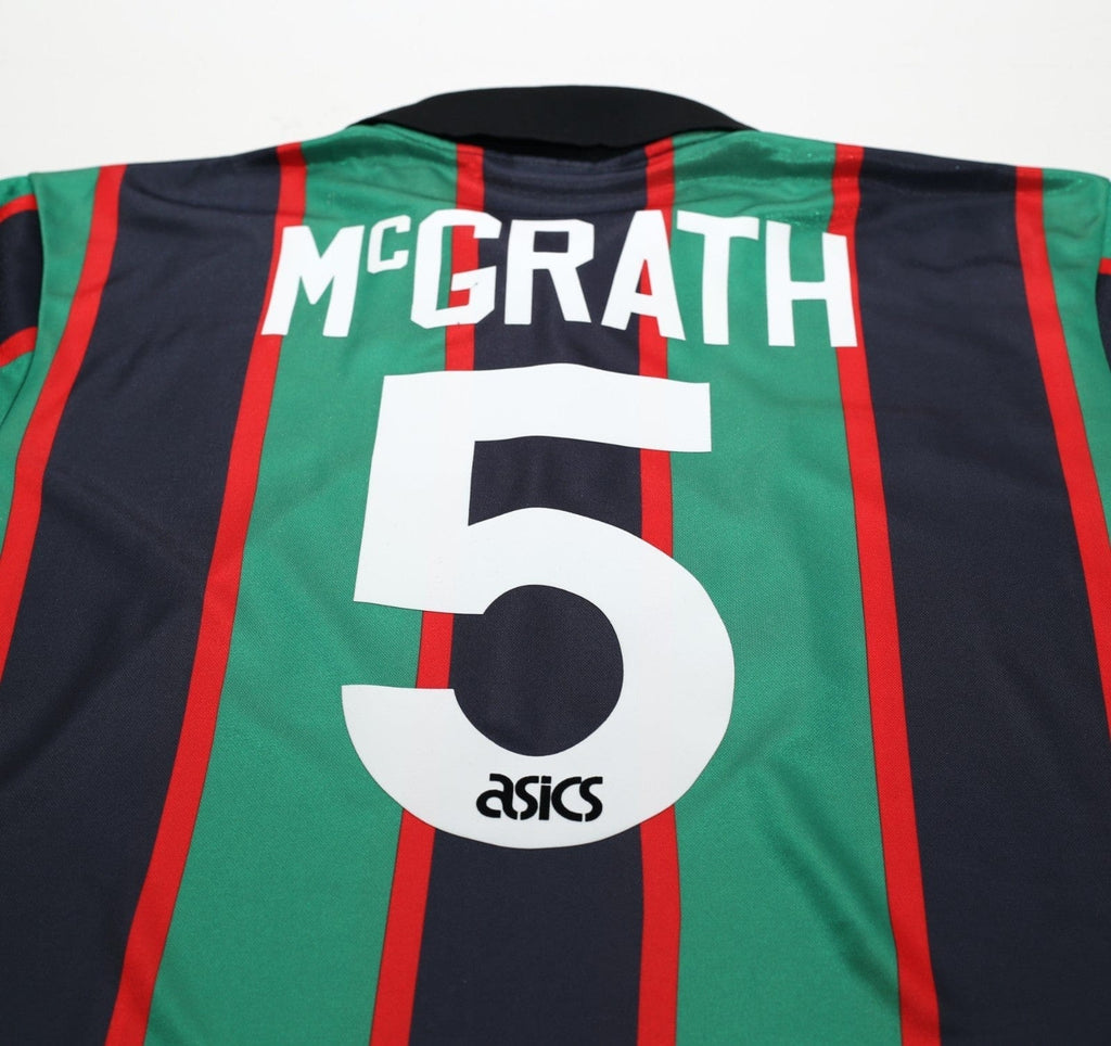 1993/95 McGRATH #5 Aston Villa Vintage Asics Away Football Shirt (XL)