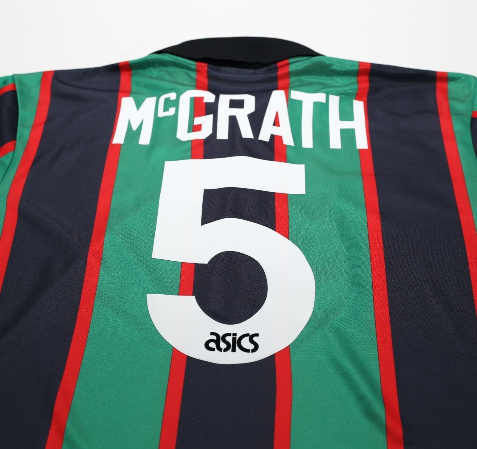 1993/95 McGRATH #5 Aston Villa Vintage Asics Away Football Shirt (XL)