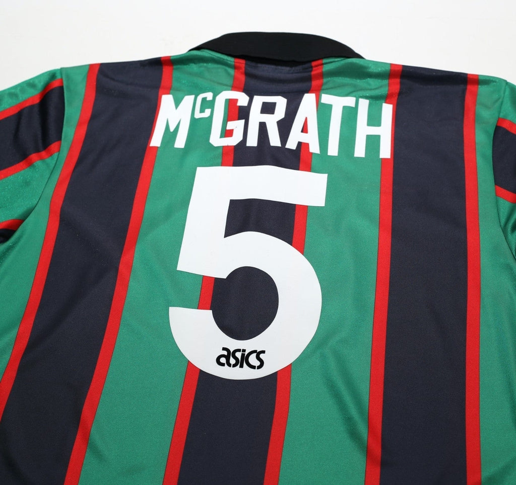 1993/95 McGRATH #5 Aston Villa Vintage Asics Away Football Shirt (XL)
