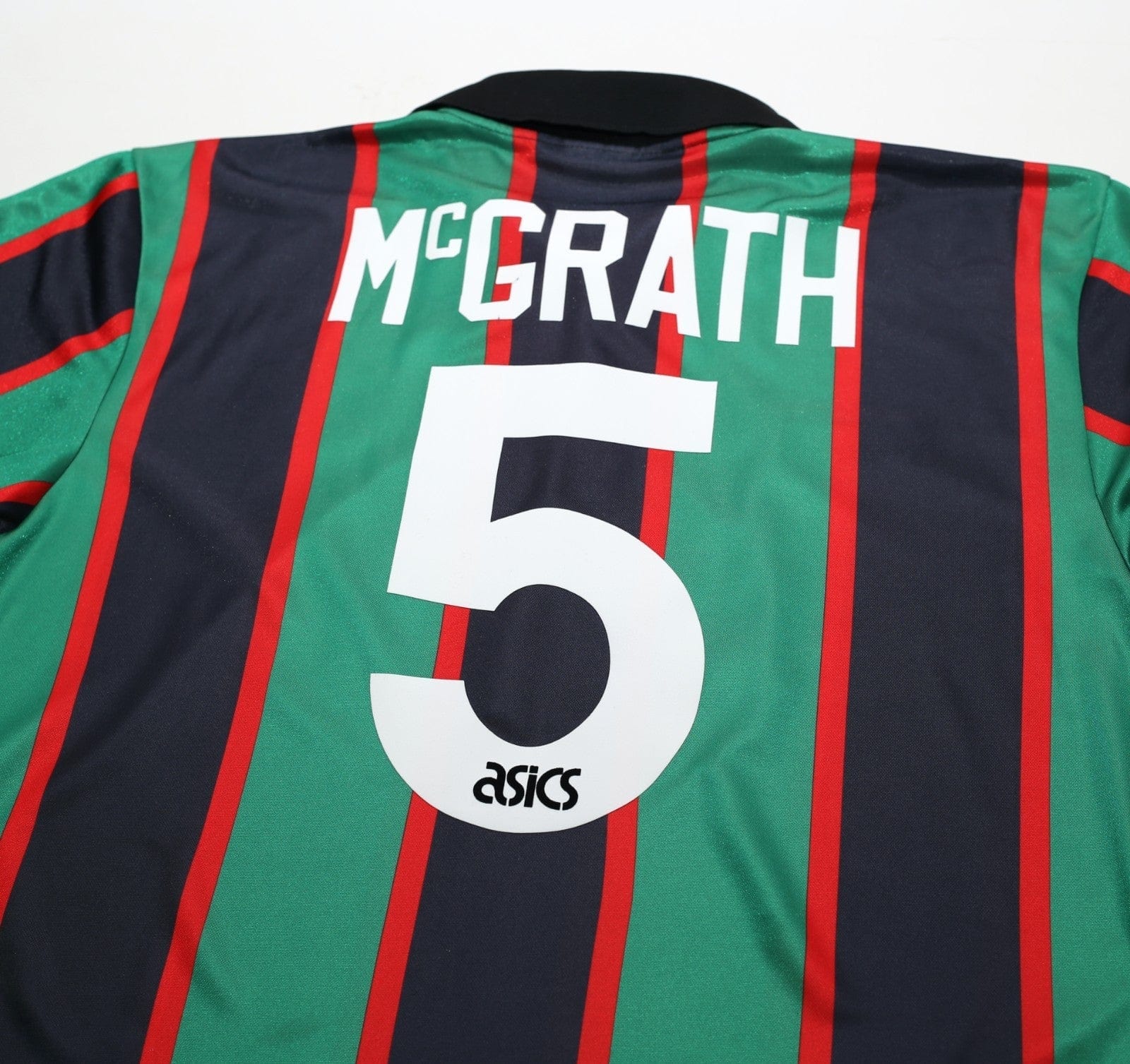 1993/95 McGRATH #5 Aston Villa Vintage Asics Away Football Shirt (XL)