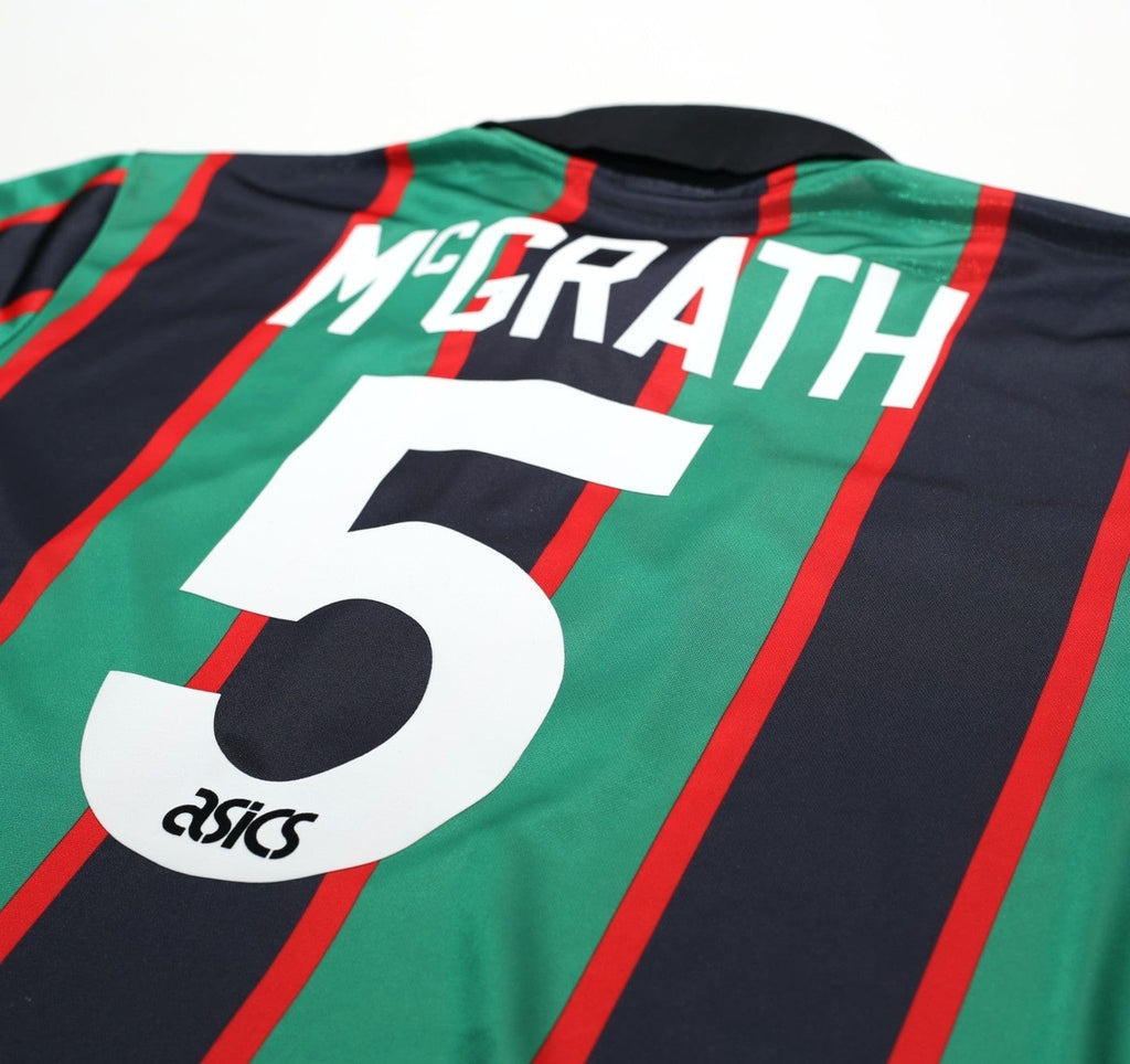 1993/95 McGRATH #5 Aston Villa Vintage Asics Away Football Shirt (XL)