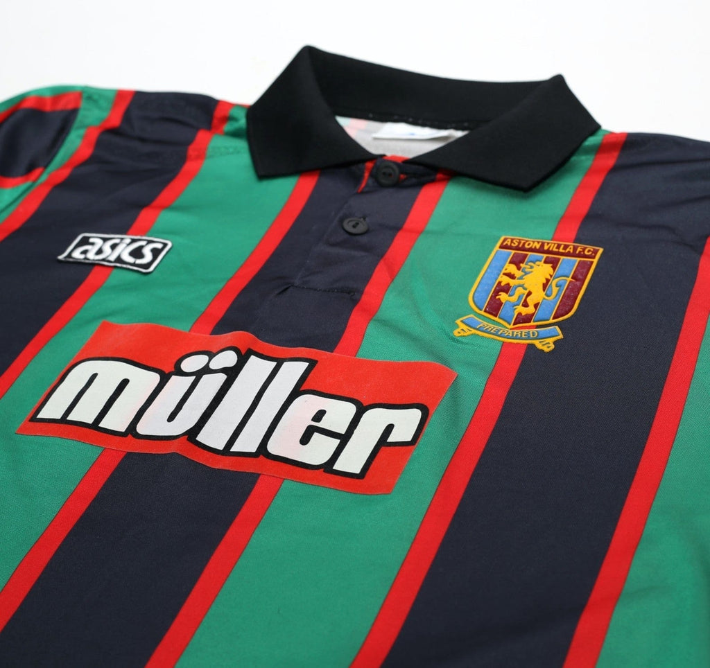 1993/95 McGRATH #5 Aston Villa Vintage Asics Away Football Shirt (XL)
