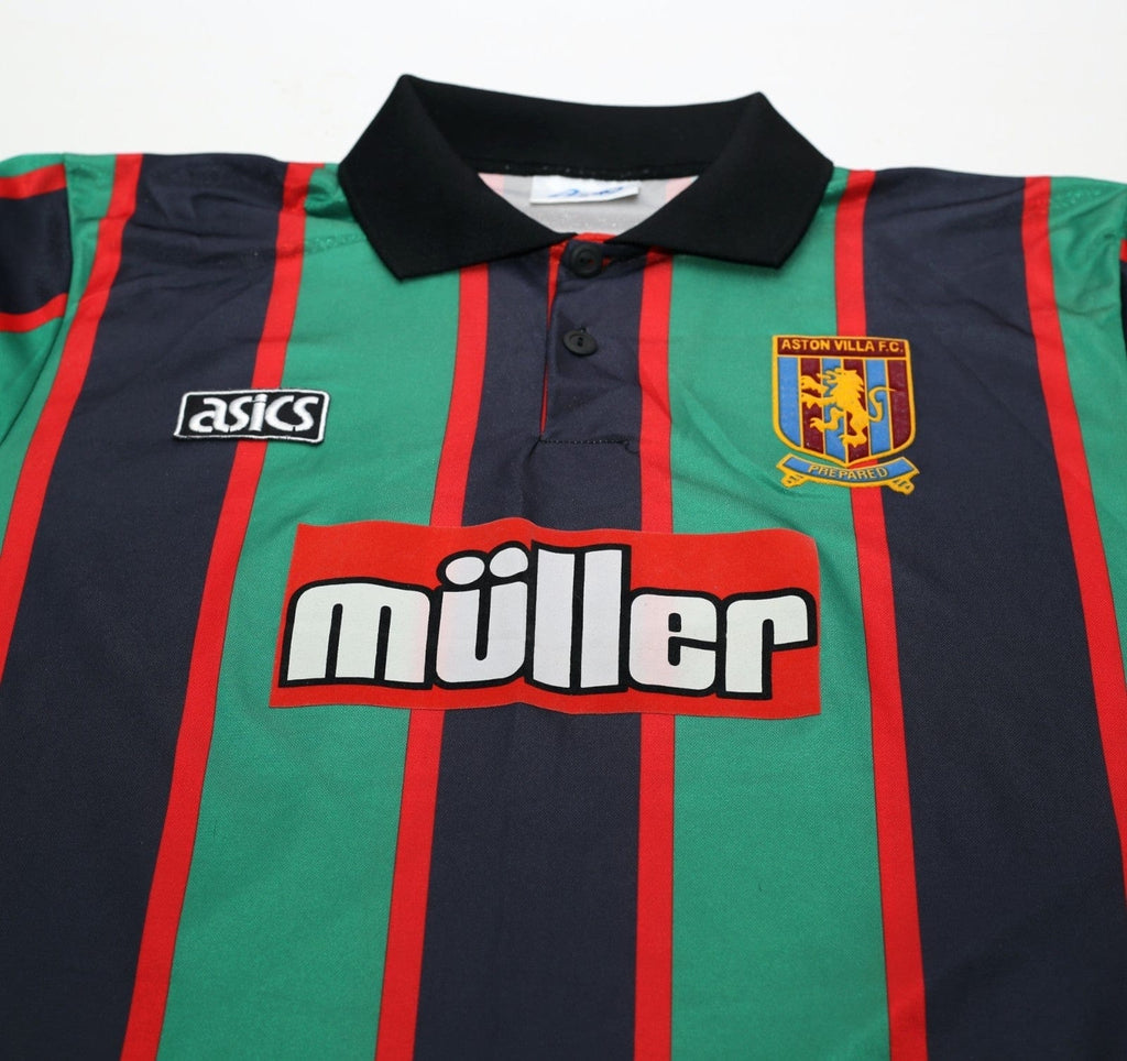1993/95 McGRATH #5 Aston Villa Vintage Asics Away Football Shirt (XL)