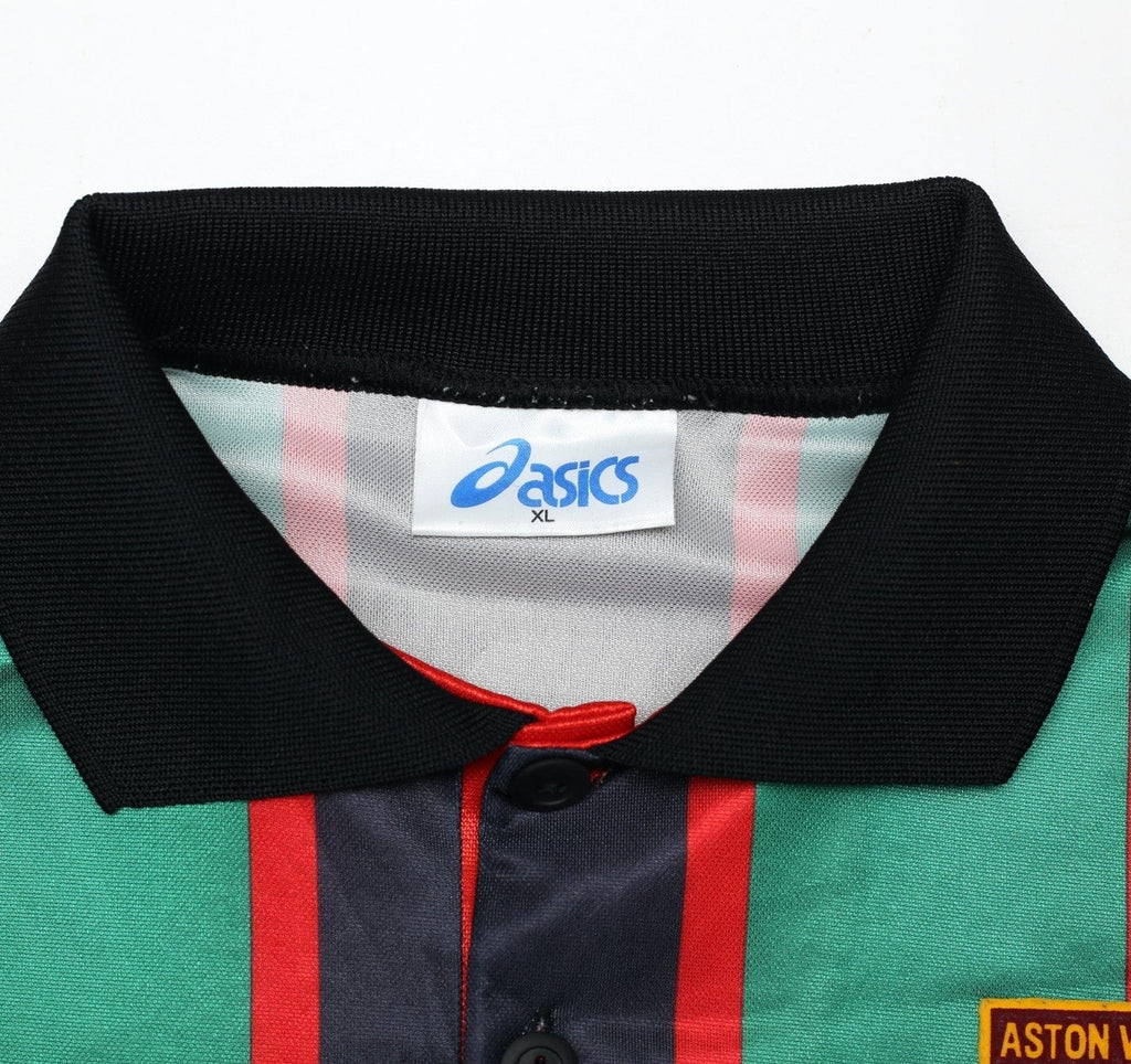 1993/95 McGRATH #5 Aston Villa Vintage Asics Away Football Shirt (XL)