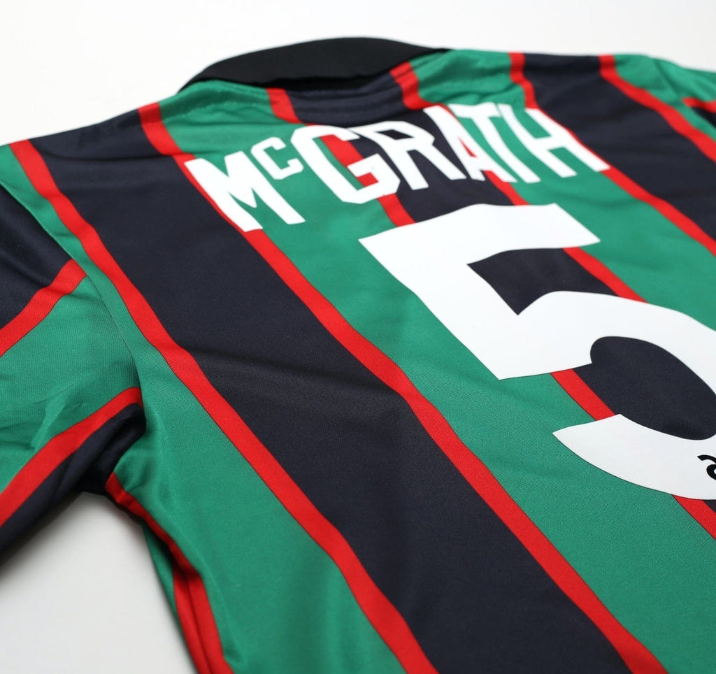 1993/95 McGRATH #5 Aston Villa Vintage Asics Away Football Shirt (XL)