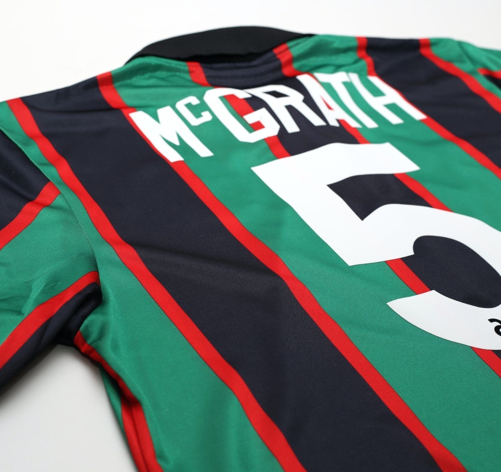 1993/95 McGRATH #5 Aston Villa Vintage Asics Away Football Shirt (XL)