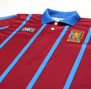 1993/95 McGRATH #5 Aston Villa Vintage Asics Home Football Shirt (L)