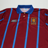 1993/95 McGrath #5 Aston Villa Vintage Asics Home Football Shirt (XL)