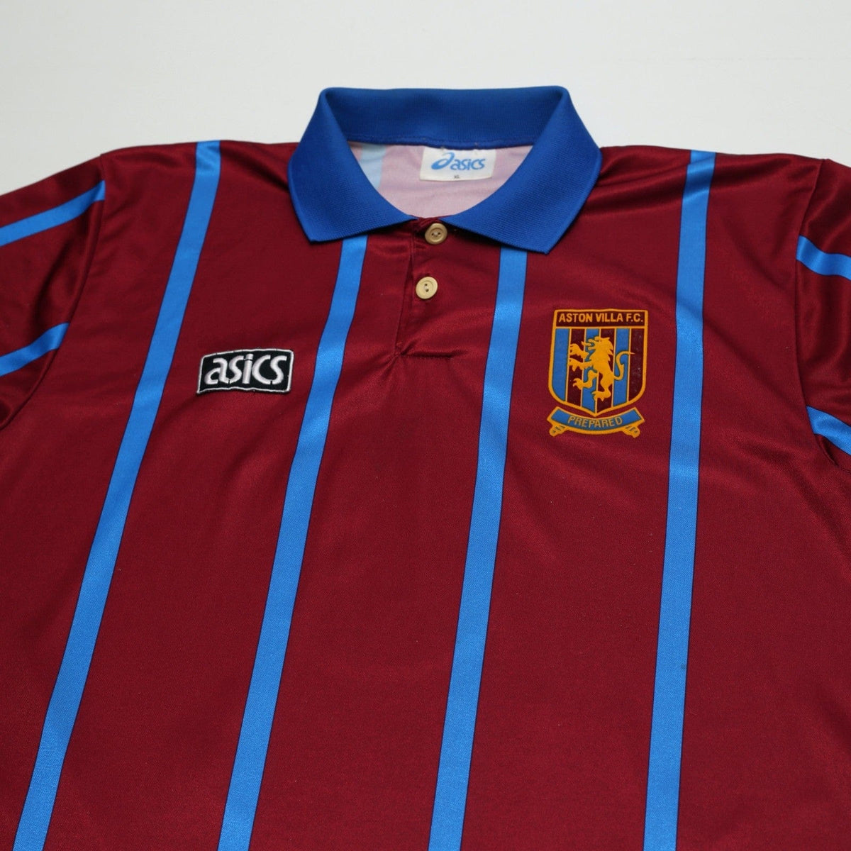 1993/95 McGrath #5 Aston Villa Vintage Asics Home Football Shirt (XL)