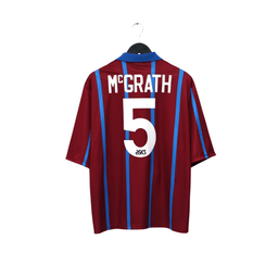 1993/95 McGrath #5 Aston Villa Vintage Asics Home Football Shirt (XL)