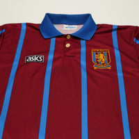 1993/95 McGrath #5 Aston Villa Vintage Asics Home Football Shirt (XL)