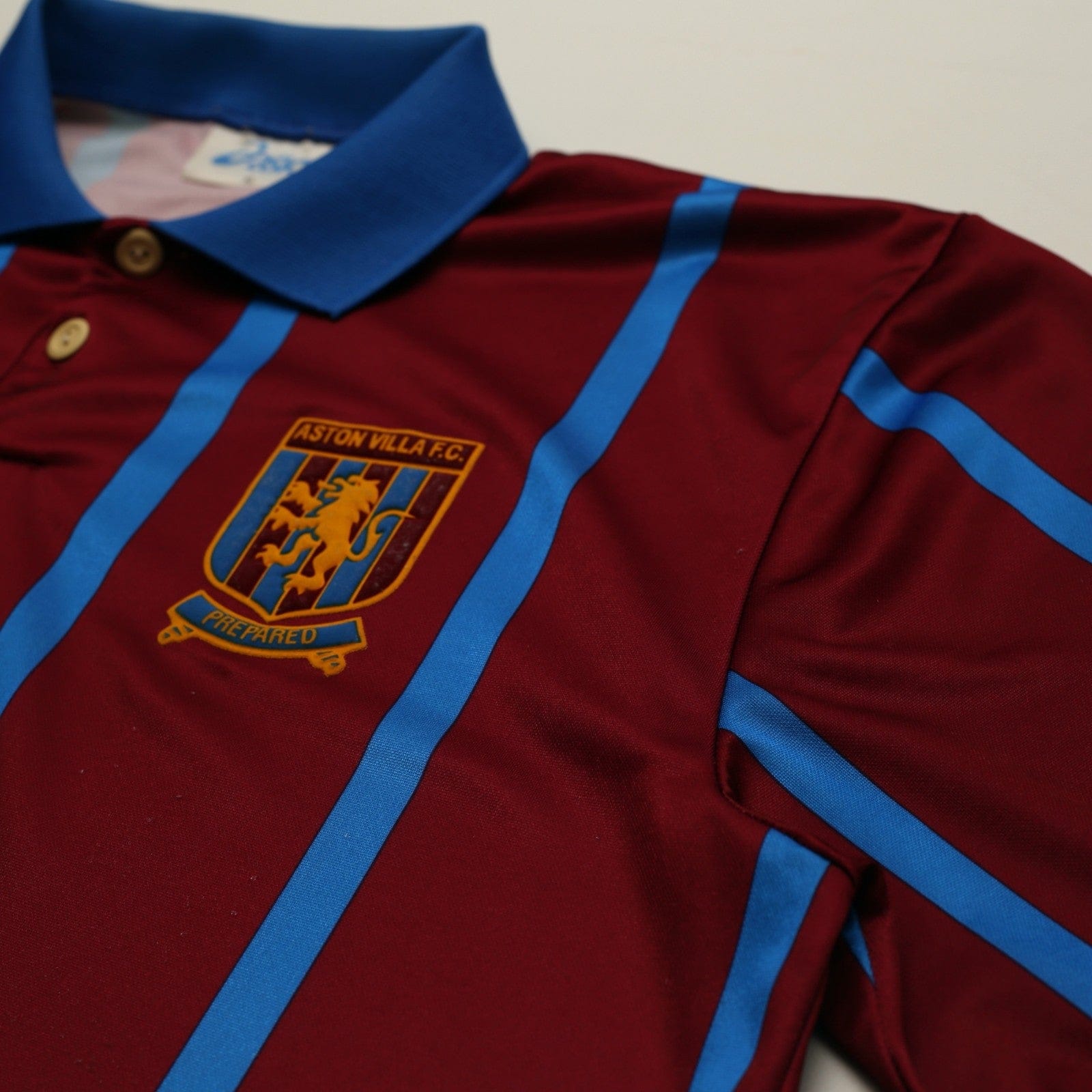 1993/95 McGrath #5 Aston Villa Vintage Asics Home Football Shirt (XL)
