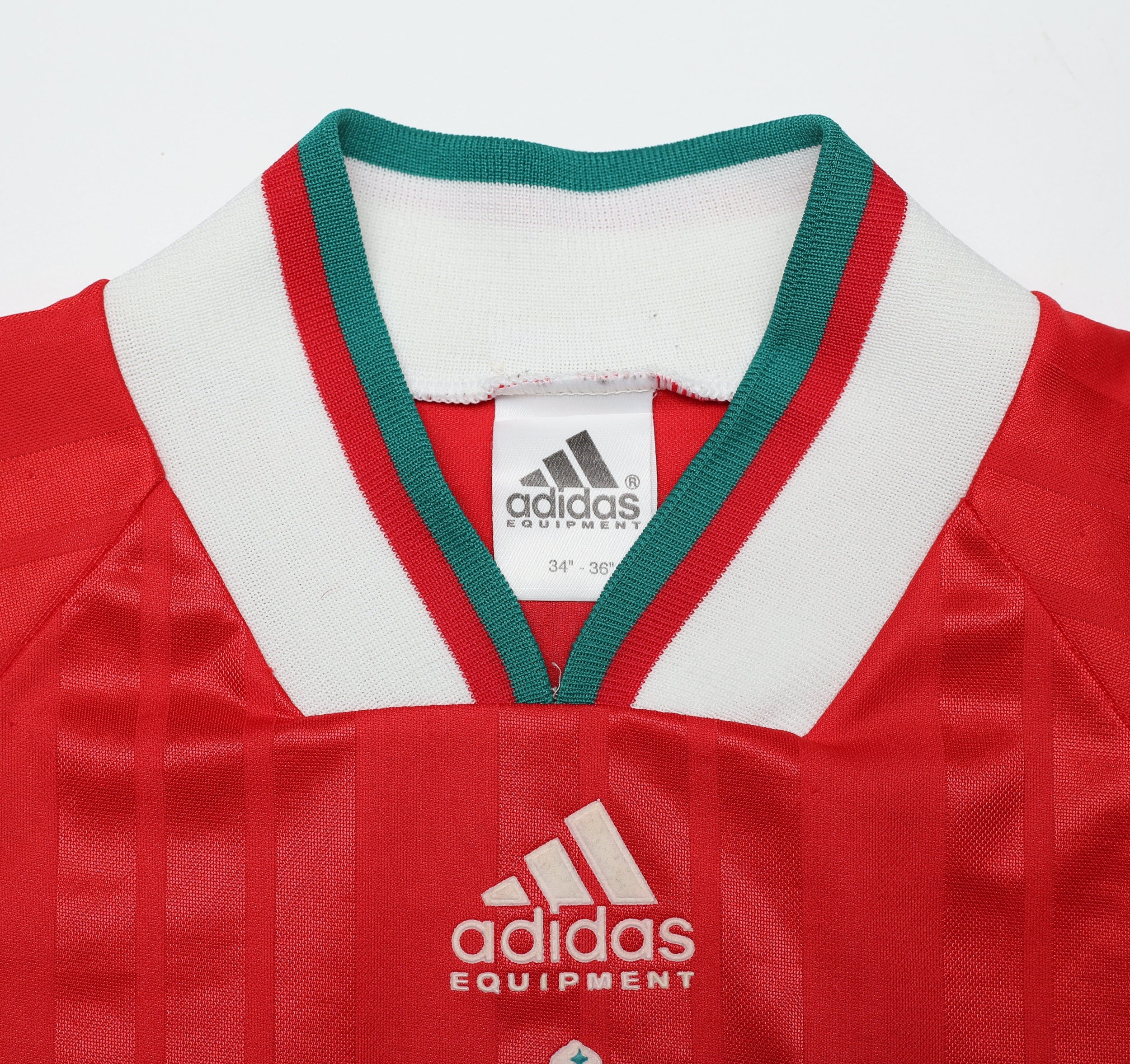 1993/95 McMANAMAN #17 Liverpool Vintage adidas Home Football Shirt (S) 34/36