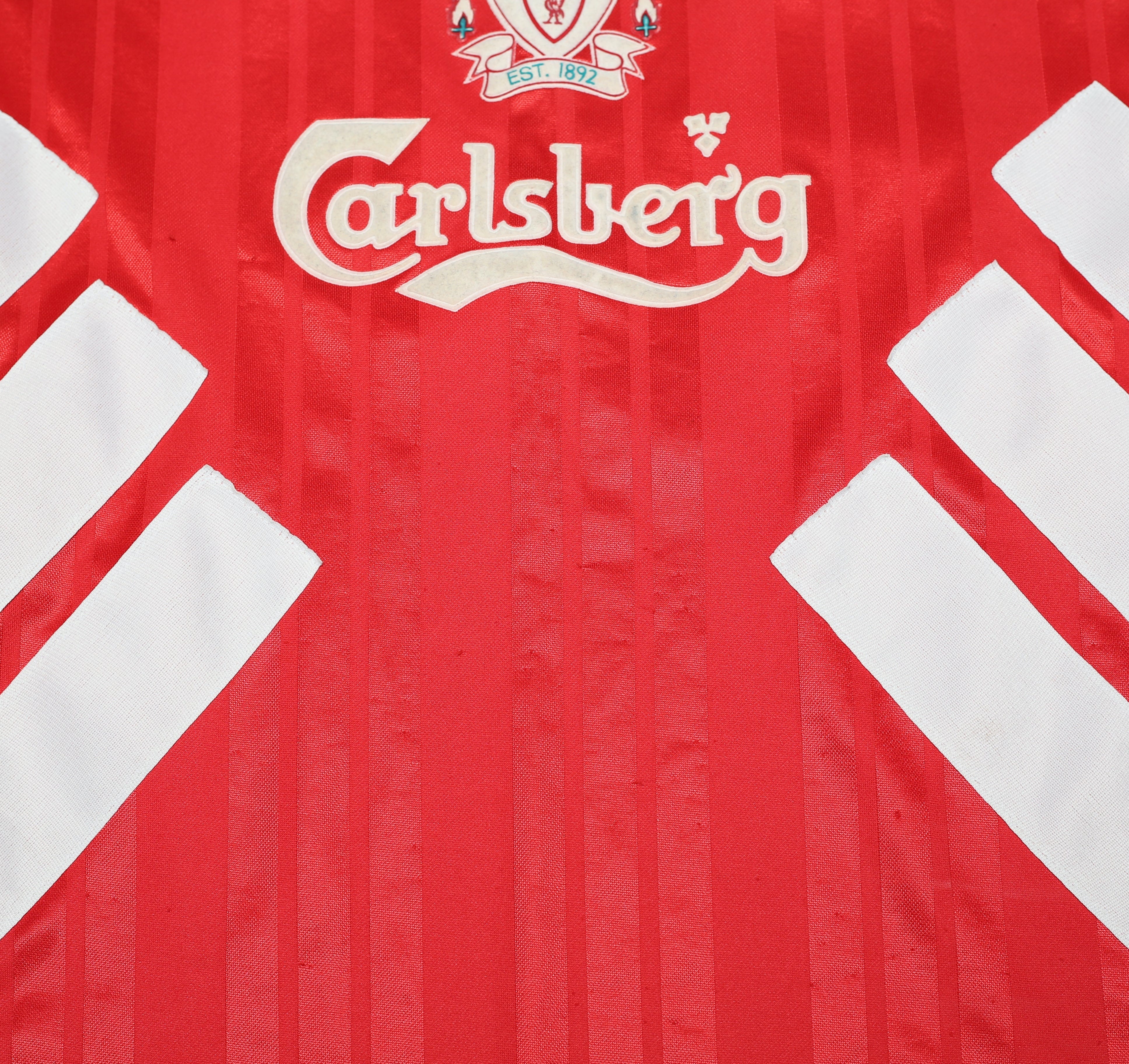 1993/95 McMANAMAN #17 Liverpool Vintage adidas Home Football Shirt (S) 34/36