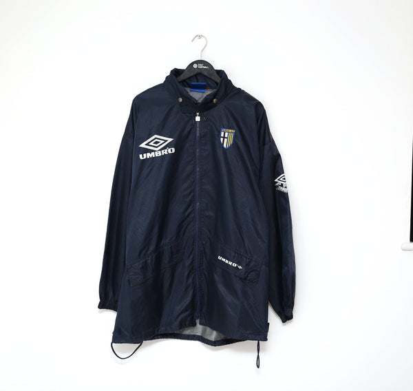 1993/95 Parma Vintage Umbro Football Training Rain Jacket Coat (XL