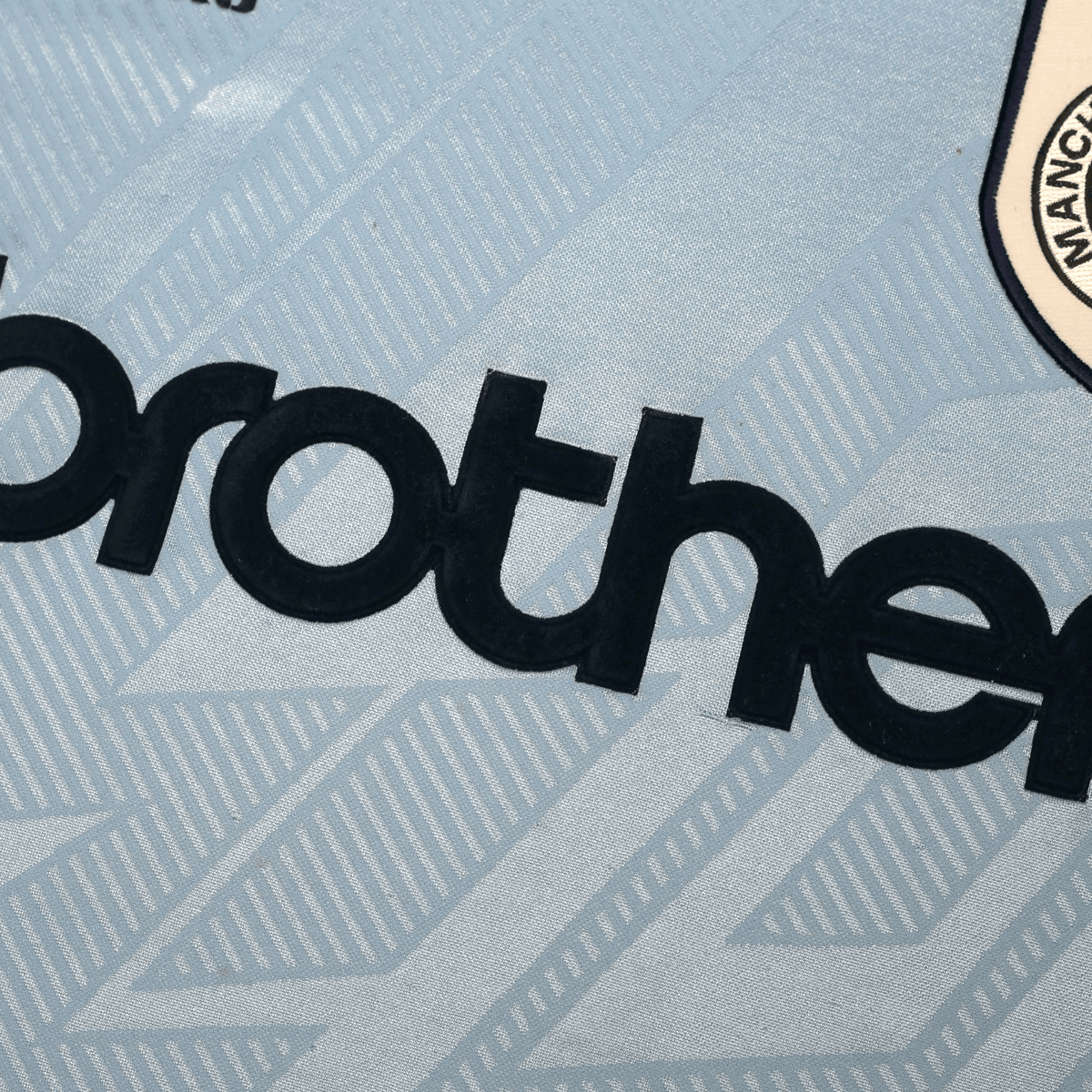 1993/95 Rosler #28 Manchester City Vintage Umbro Home Football Shirt (L)