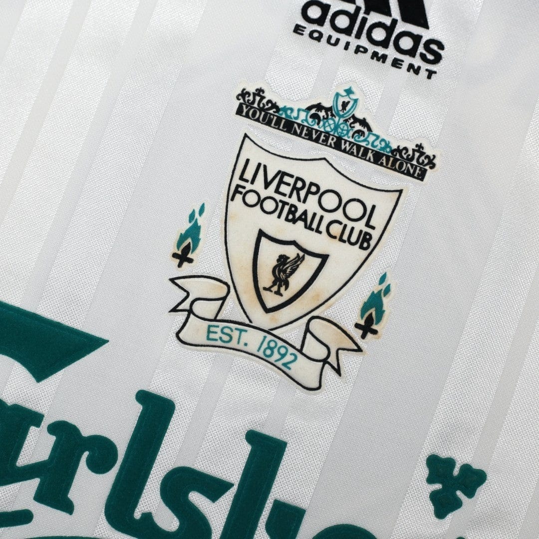 1993/95 Rush #9 Liverpool Vintage adidas Away Football Shirt (M/L) 40/42