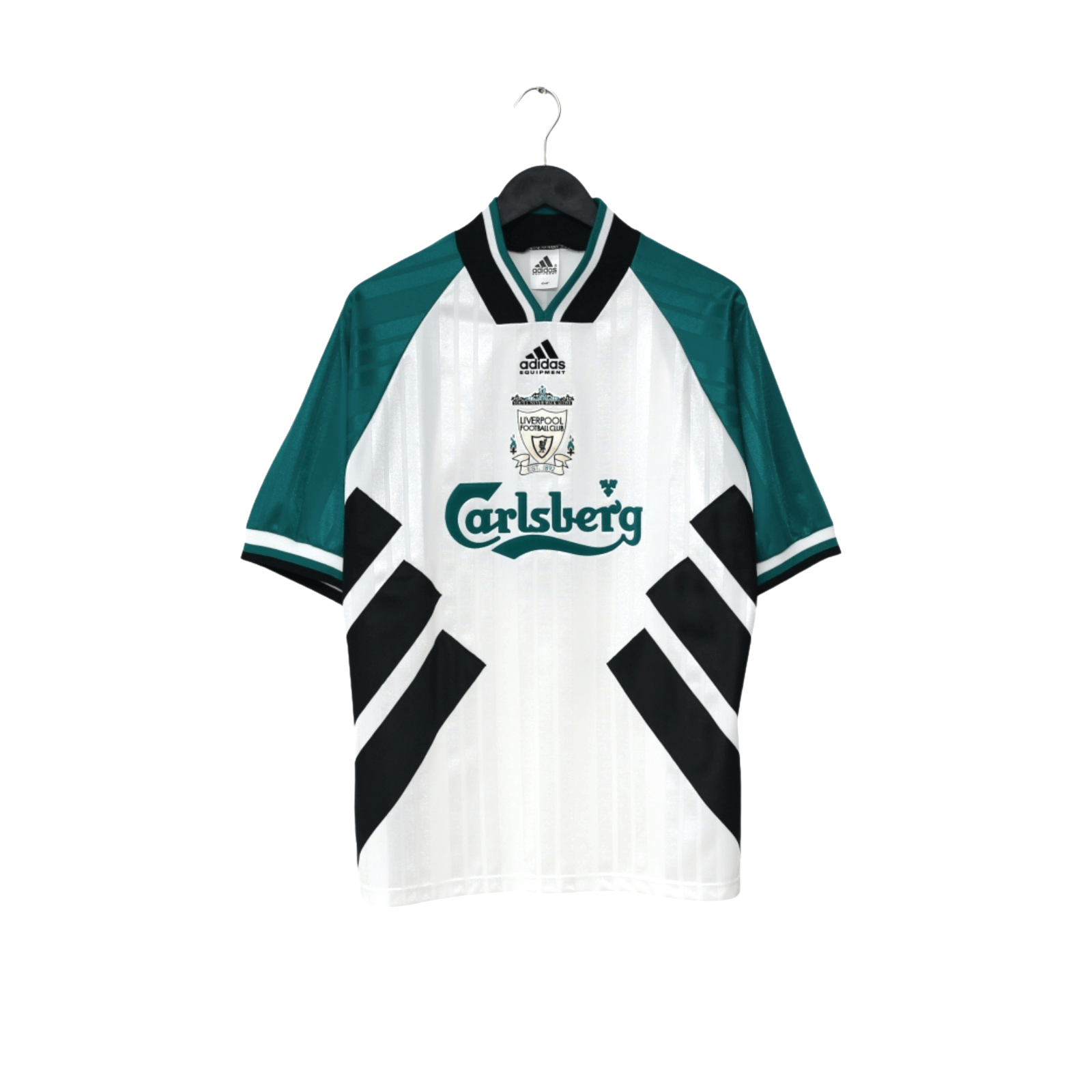 1993/95 Rush #9 Liverpool Vintage adidas Away Football Shirt (M/L) 40/42