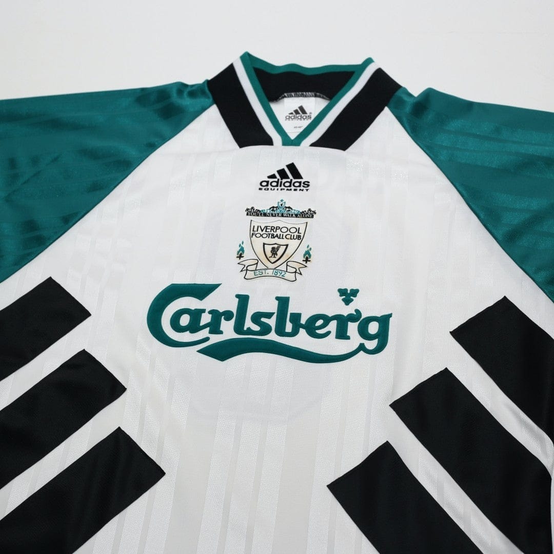1993/95 Rush #9 Liverpool Vintage adidas Away Football Shirt (M/L) 40/42