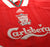 1993/95 RUSH #9 Liverpool Vintage adidas Equipment Home Football Shirt (M)