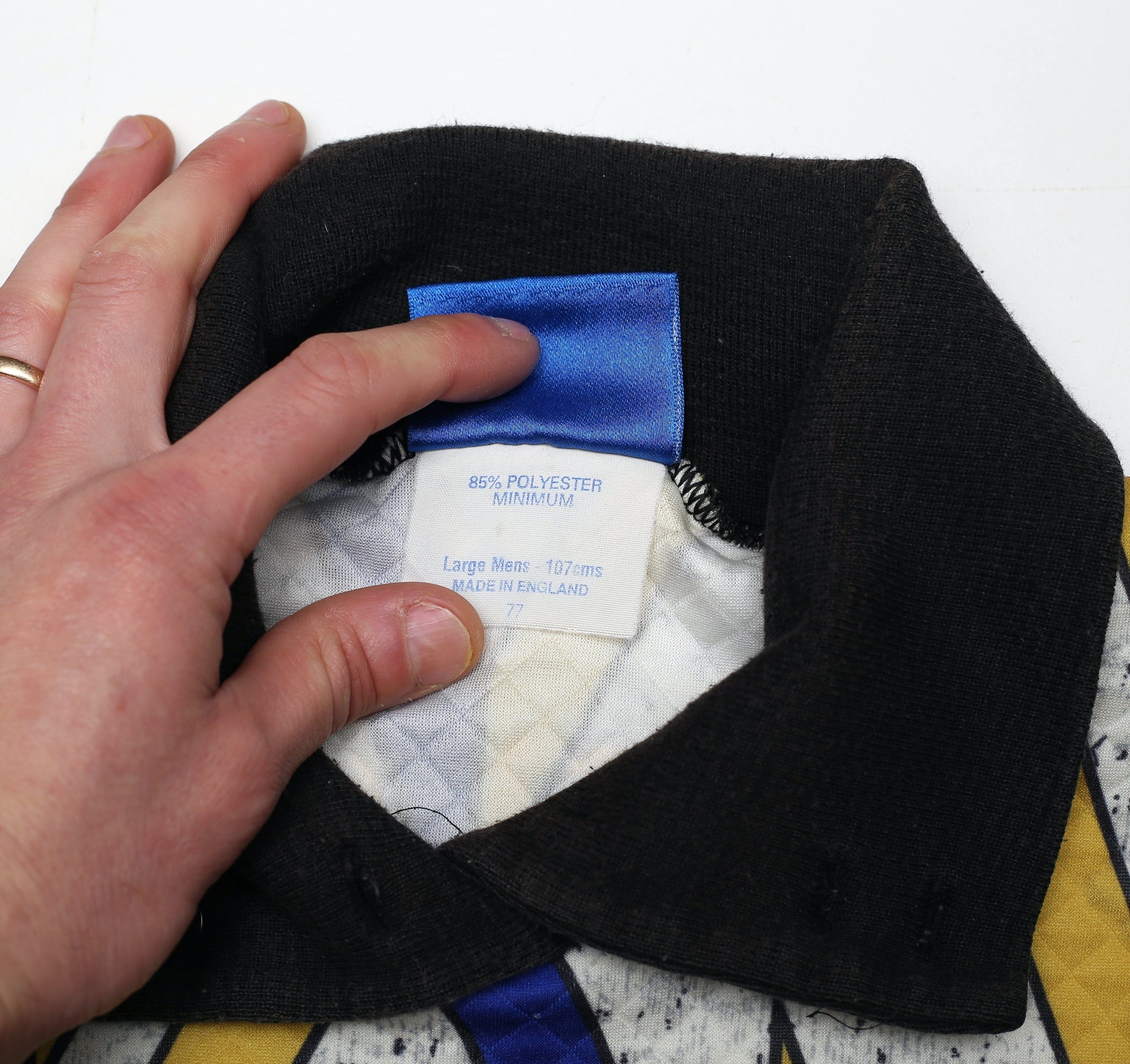 1993/95 SCHMEICHEL #1 Manchester United Vintage Umbro Away GK Football Shirt (L)