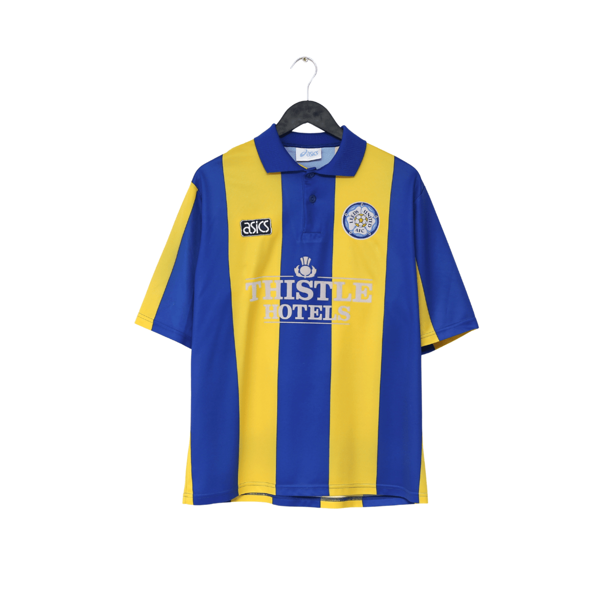 1993/95 SPEED #11 Leeds United Vintage ASICS Away Football Shirt (L)