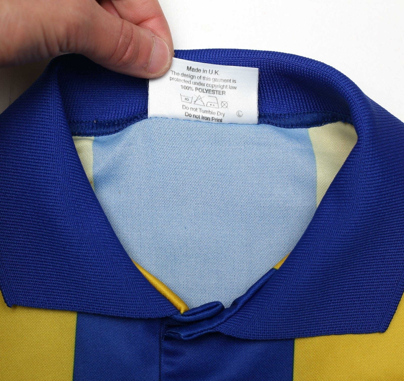 1993/95 SPEED #11 Leeds United Vintage ASICS Away Football Shirt (L)