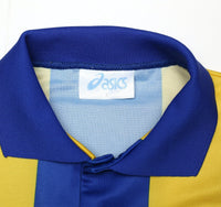 1993/95 SPEED #11 Leeds United Vintage ASICS Away Football Shirt (L)