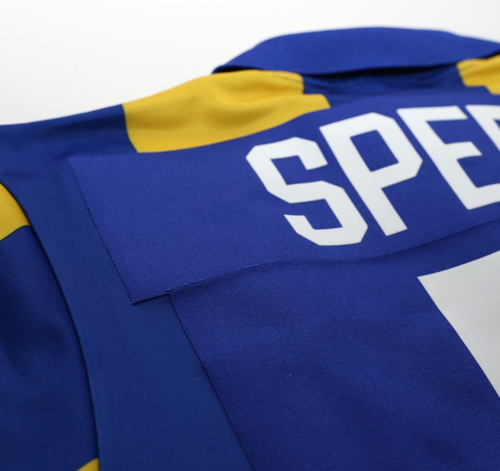 1993/95 SPEED #11 Leeds United Vintage ASICS Away Football Shirt (L)