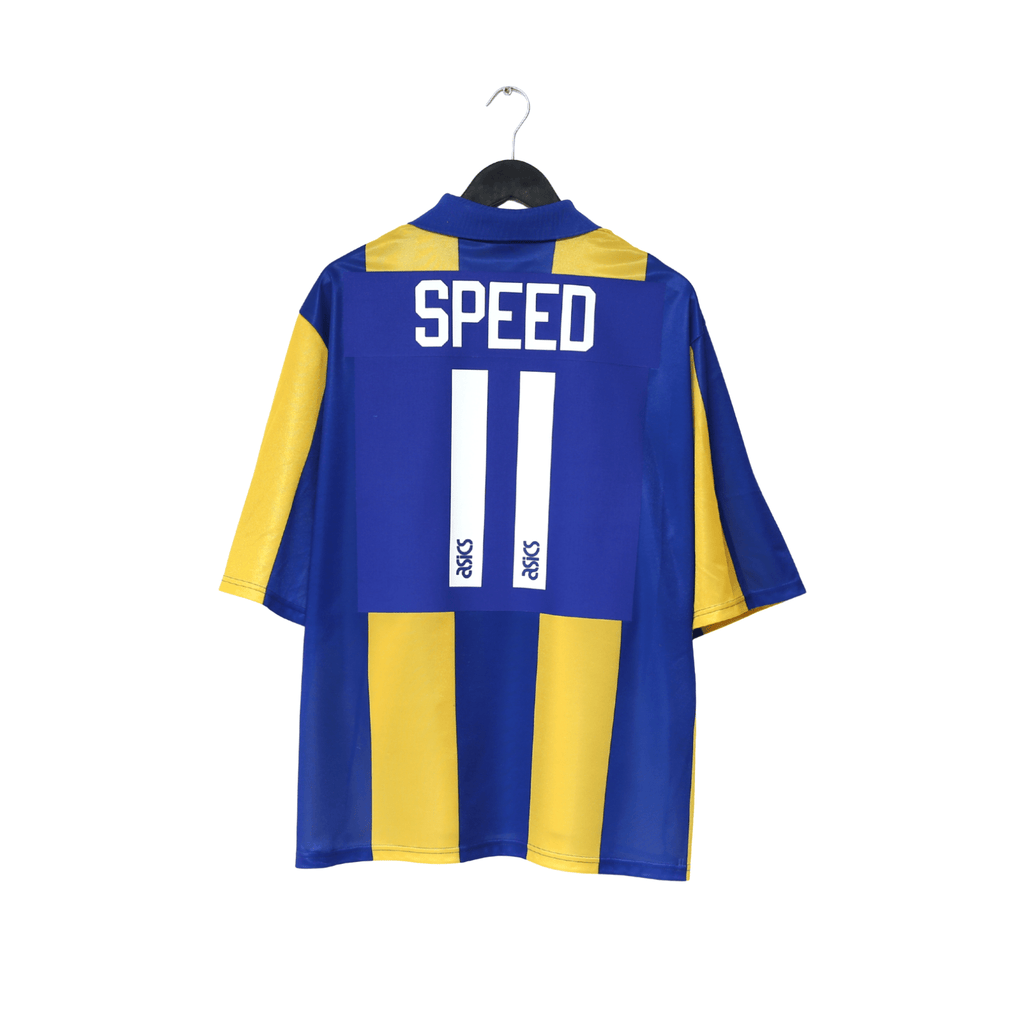1993/95 SPEED #11 Leeds United Vintage ASICS Away Football Shirt (XXL)