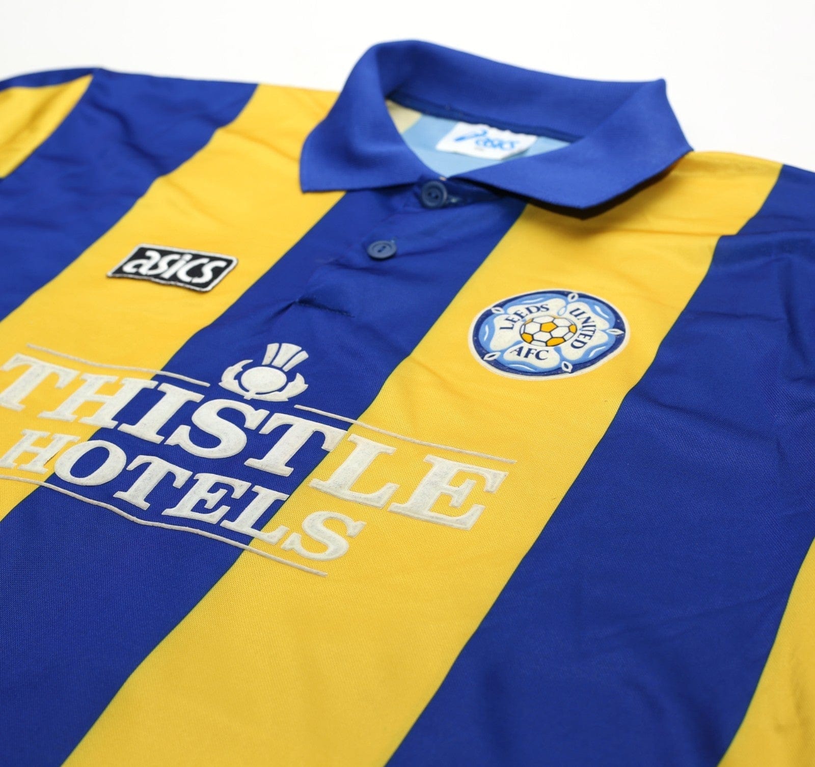 1993/95 SPEED #11 Leeds United Vintage ASICS Away Football Shirt (XXL)