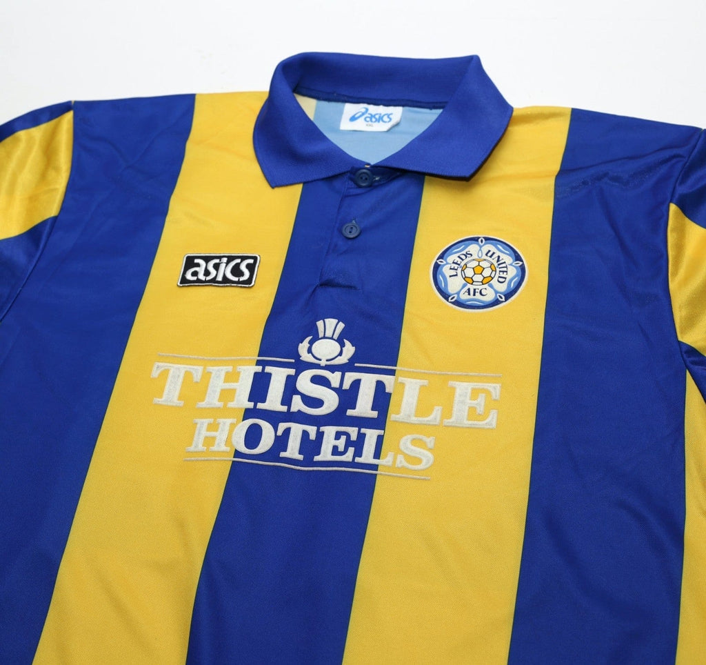 1993/95 SPEED #11 Leeds United Vintage ASICS Away Football Shirt (XXL)