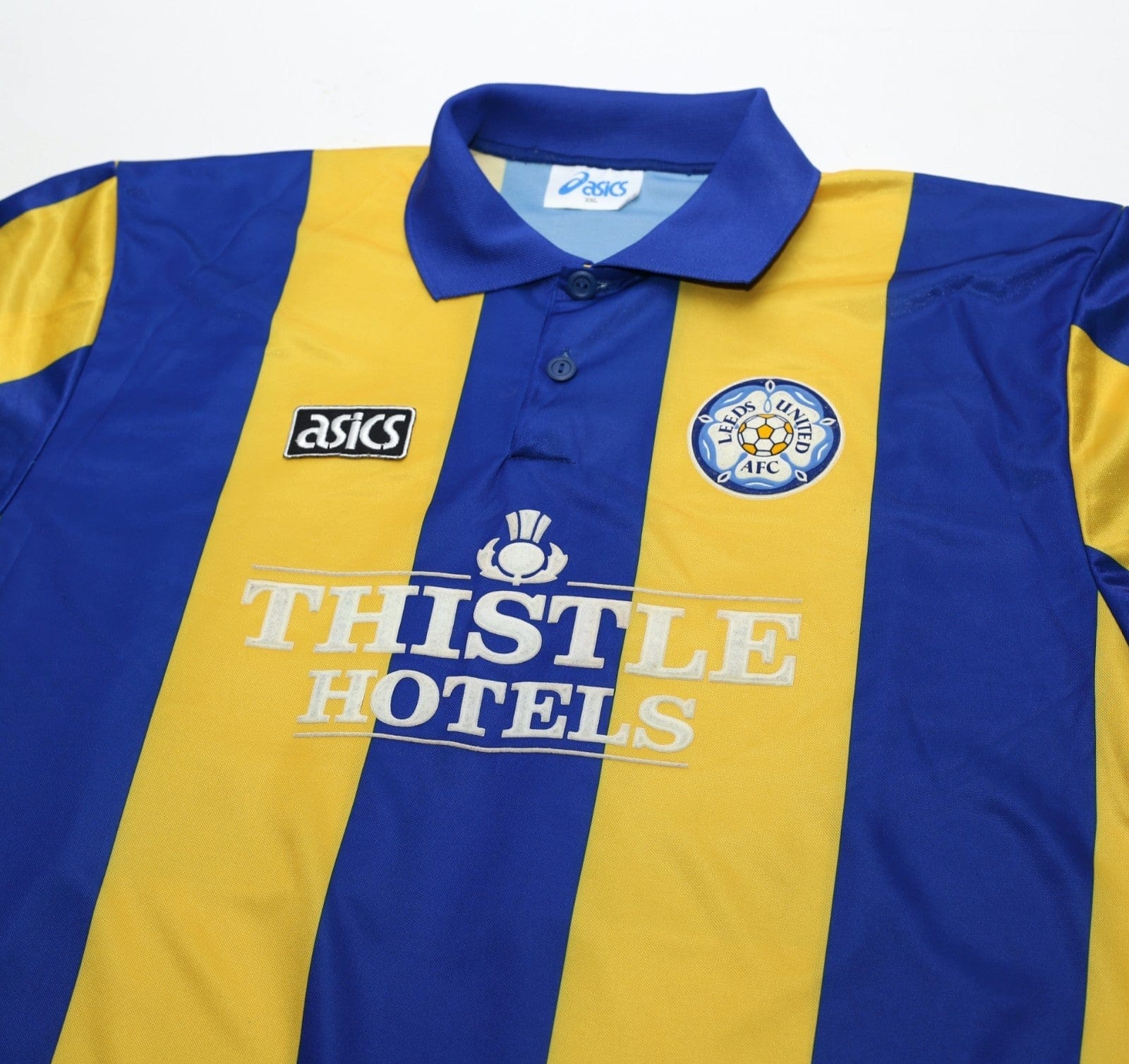 1993/95 SPEED #11 Leeds United Vintage ASICS Away Football Shirt (XXL)