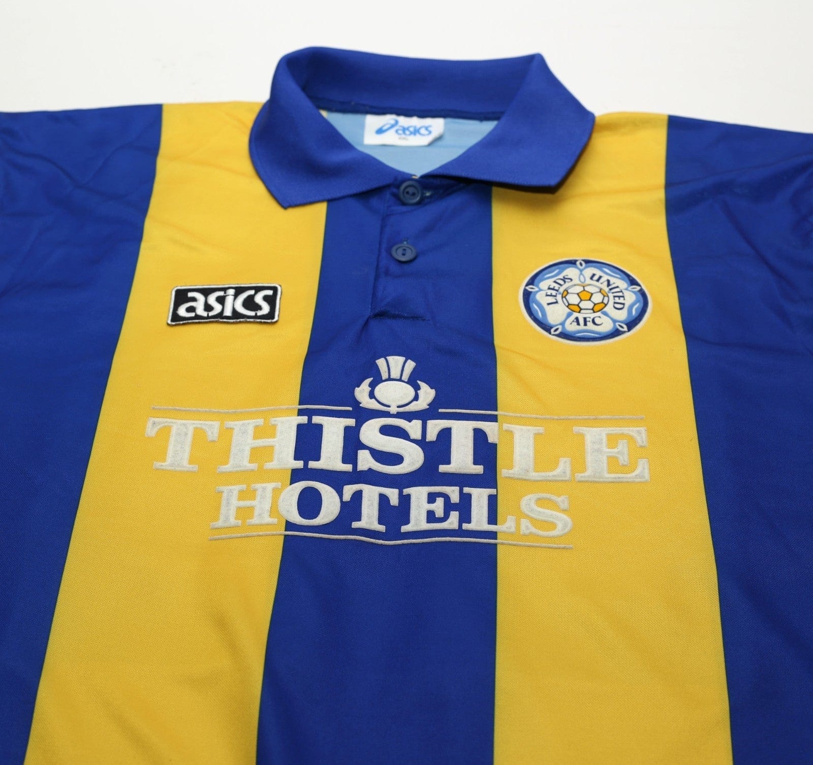 1993/95 SPEED #11 Leeds United Vintage ASICS Away Football Shirt (XXL)